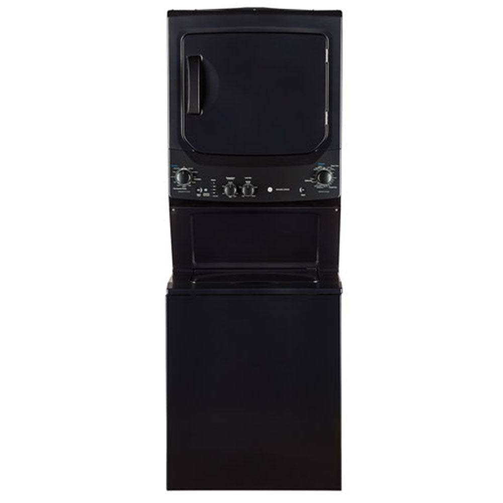 GUD37ESMMDG - LAUNDRY CENTERS - GE - Stacked Washer/Dryer - Electric - Grey - Open Box - BonPrix Électroménagers