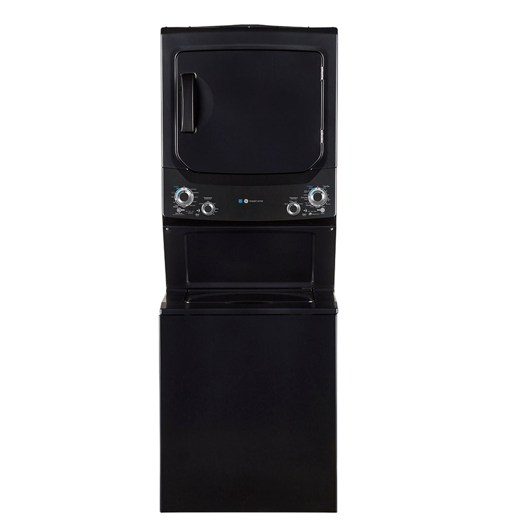GUD57EEMTDG - LAUNDRY CENTERS - GE - Stacked Washer/Dryer - Black Stainless Steel - Open Box - Laundry centers - BonPrix Électroménagers
