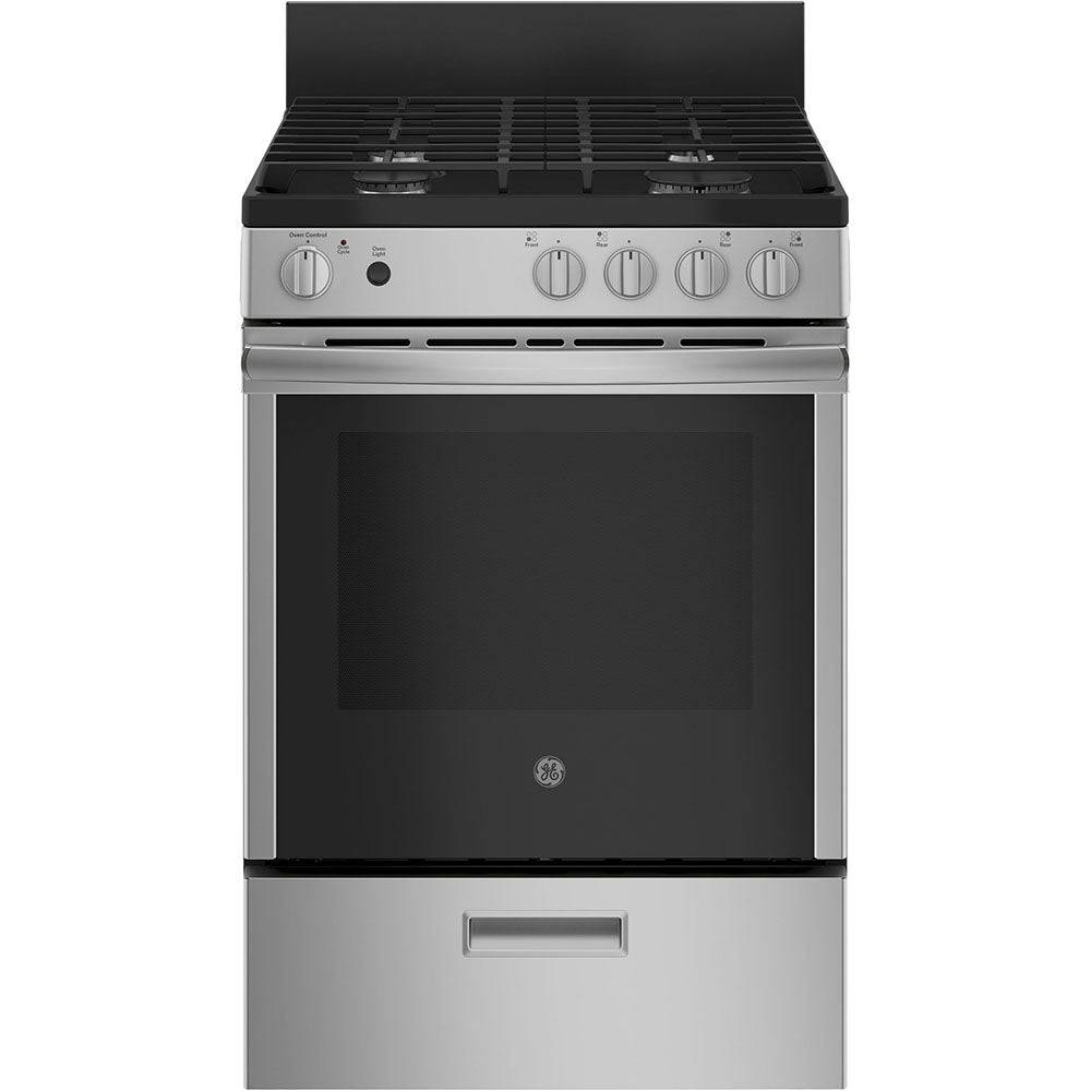 JCGAS640RMSS - RANGES - GE - Gas - Stainless Steel - Open Box - RANGES - BonPrix Électroménagers