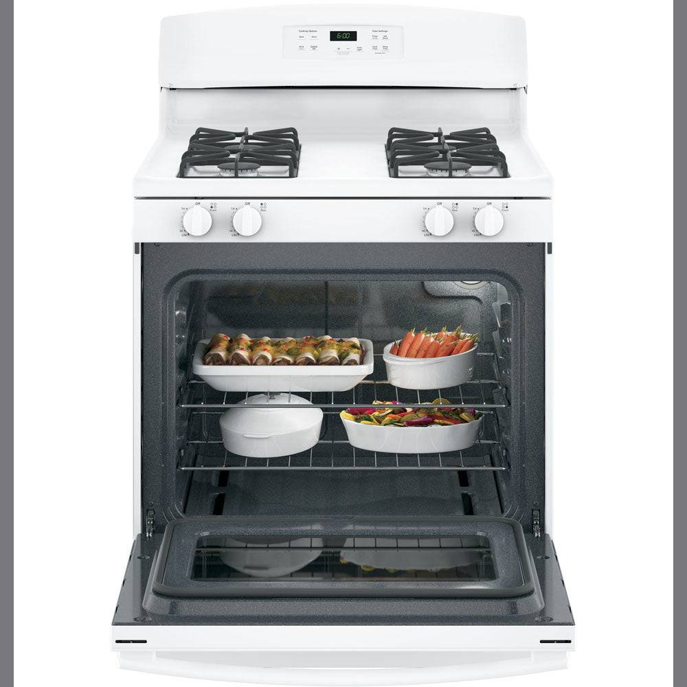 JCGBS60DEKWW - RANGES - GE - Gas - White - Open Box - BonPrix Électroménagers
