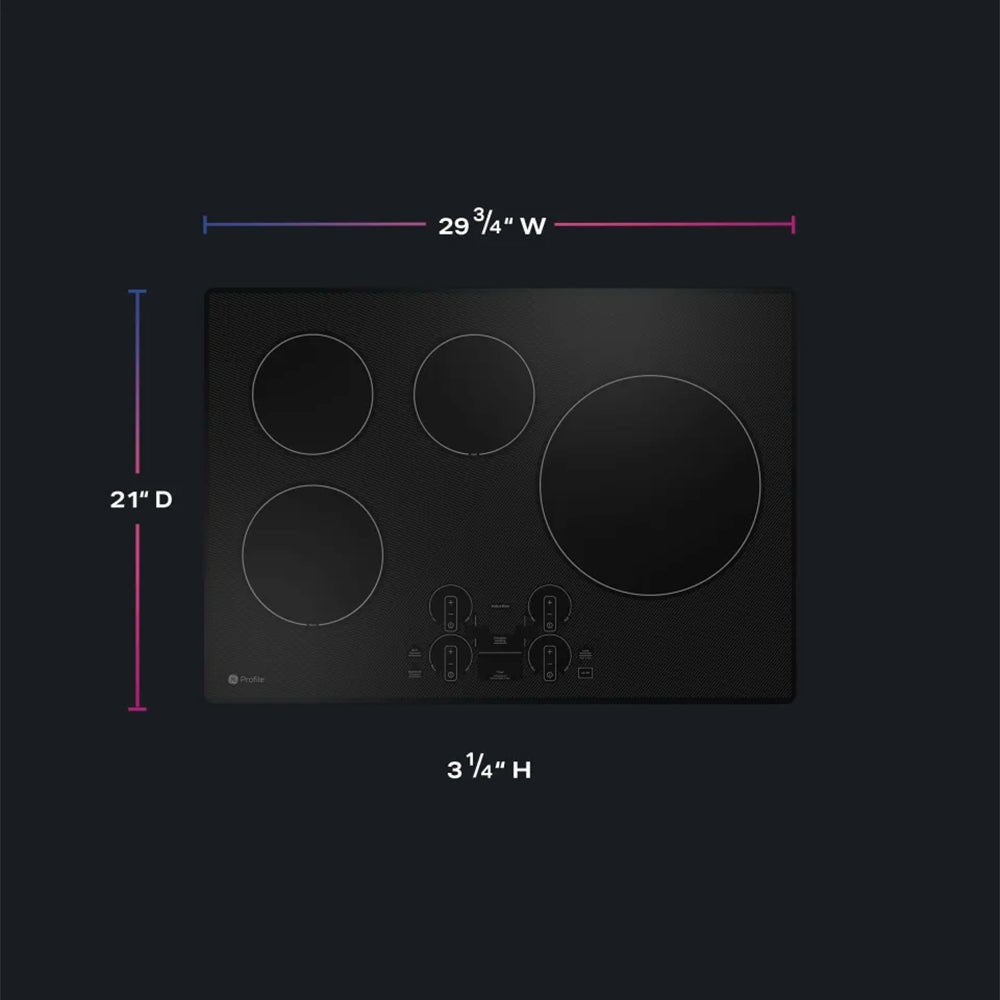 PHP7030DTBB - COOKTOPS - GE Profile - Electric - Black - Open Box - BonPrix Électroménagers