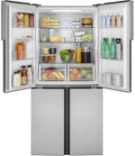 QHE16HYPFS - REFRIGERATORS - Haier - French 4 - Door - Stainless Steel - Open Box - BonPrix Électroménagers
