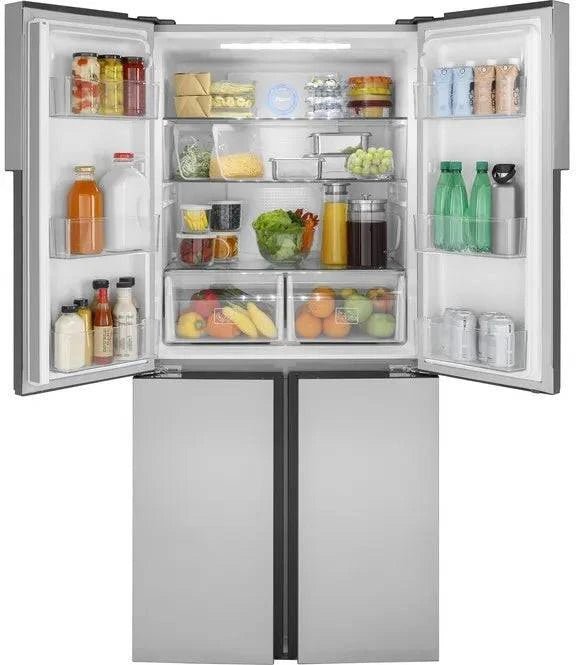 QHE16HYPFS - REFRIGERATORS - Haier - French 4 - Door - Stainless Steel - Open Box - BonPrix Électroménagers