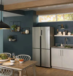 QHE16HYPFS - REFRIGERATORS - Haier - French 4 - Door - Stainless Steel - Open Box - BonPrix Électroménagers